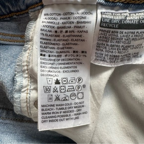 Levi's Jeans Ribcage Straight Ankle Tango Fade - Size 26 - Picture 9 of 16